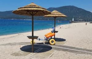 Plage inclusive Corse