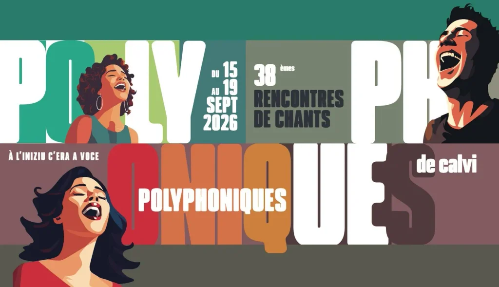 affiche des rencontres polyphoniques de Calvi 2026