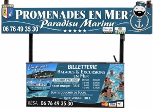 Tarifs balades et excursions Paradisu Marinu
